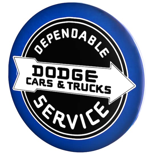 Licensed Dodge Cars & Trucks Dome Metal Sign